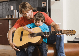 Parent and child guitar